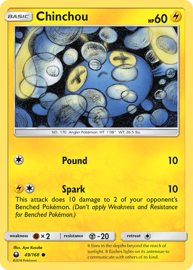 Chinchou, Celestial Storm 49