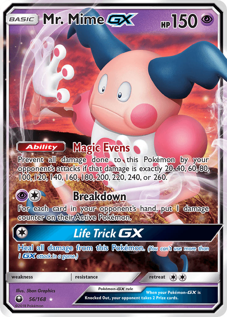 Mr. Mime-GX, Celestial Storm 56