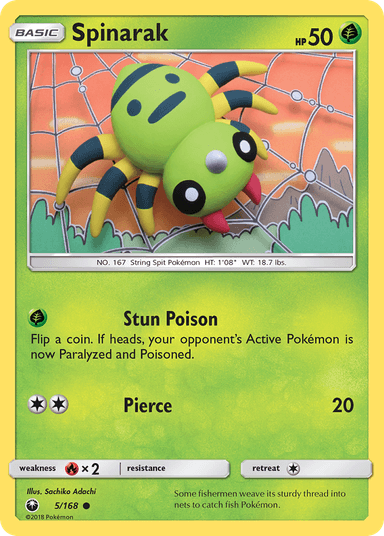 Spinarak, Celestial Storm 5