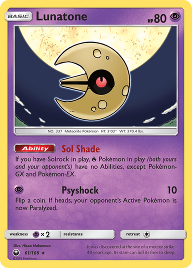 Lunatone, Celestial Storm 61