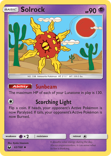 Solrock, Celestial Storm 62