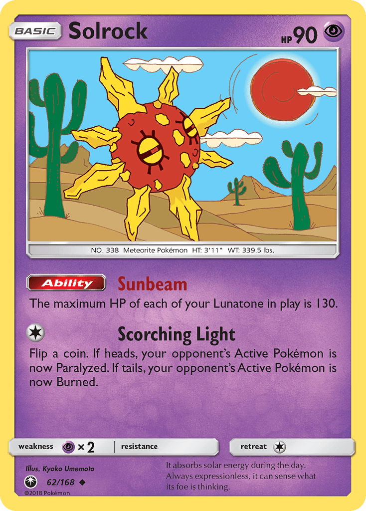 Solrock, Celestial Storm 62