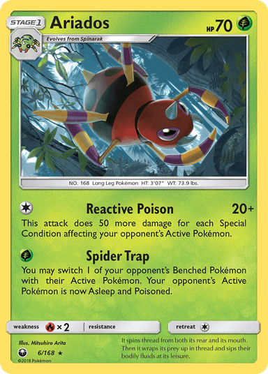 Ariados, Celestial Storm 6