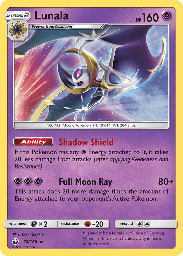 Lunala, Celestial Storm 70