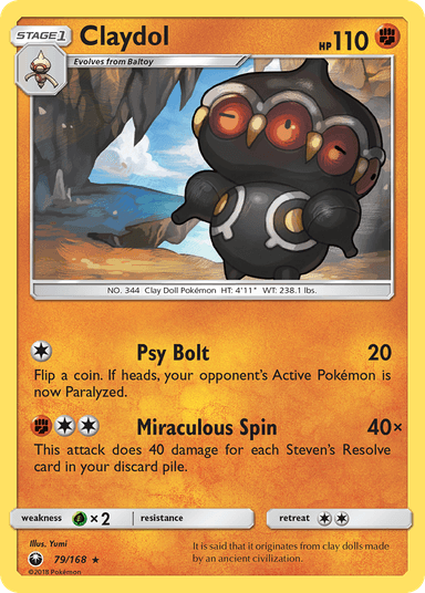 Claydol, Celestial Storm 79