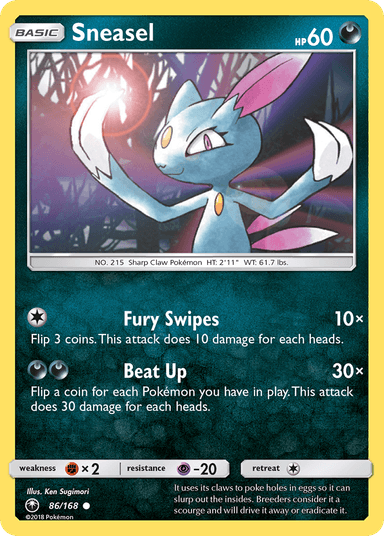 Sneasel, Celestial Storm 86