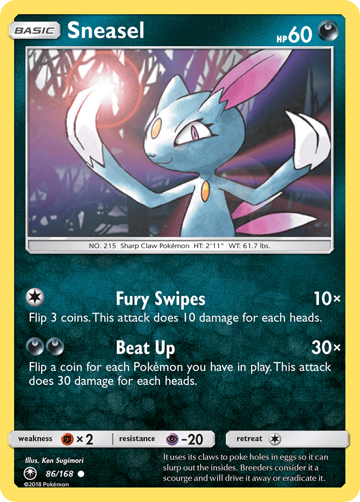Sneasel, Celestial Storm 86