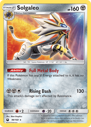 Solgaleo, Celestial Storm 99