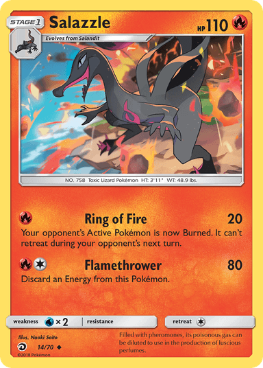 Salazzle, Dragon Majesty 14