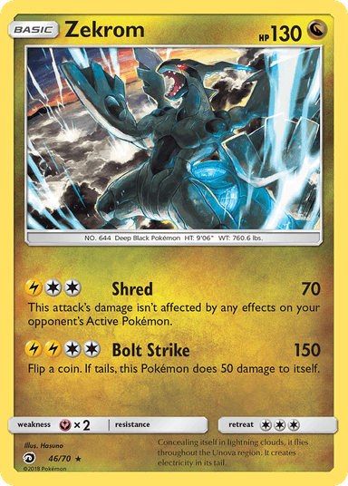 Zekrom, Dragon Majesty 46