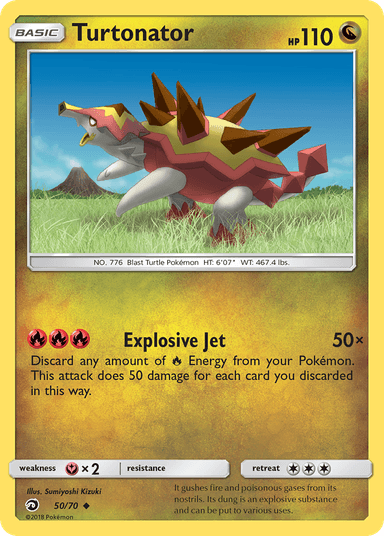 Turtonator, Dragon Majesty 50