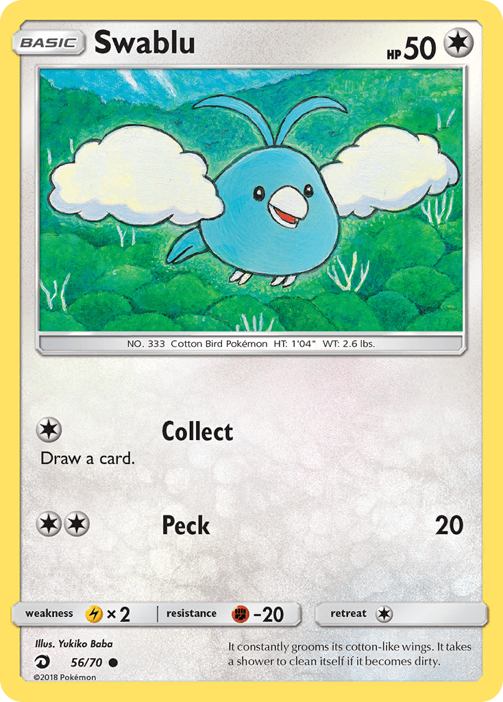 Swablu, Dragon Majesty 56