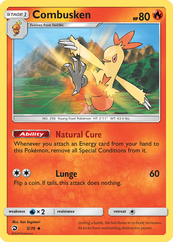 Combusken, Dragon Majesty 5