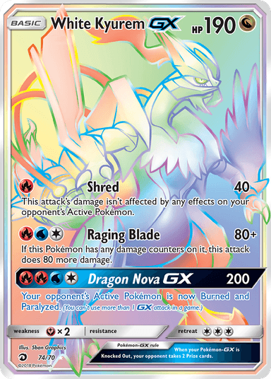 White Kyurem-GX, Dragon Majesty 74