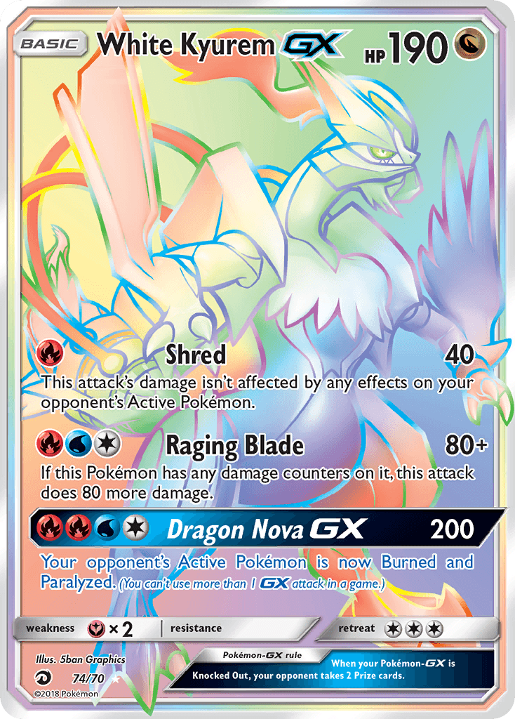 White Kyurem-GX, Dragon Majesty 74