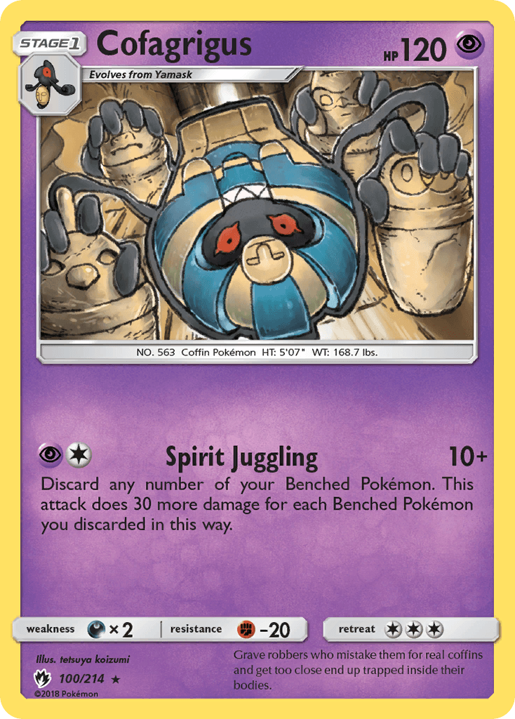 Cofagrigus, Lost Thunder 100