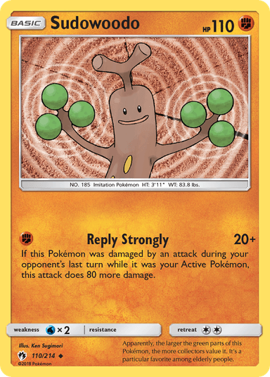 Sudowoodo, Lost Thunder 110