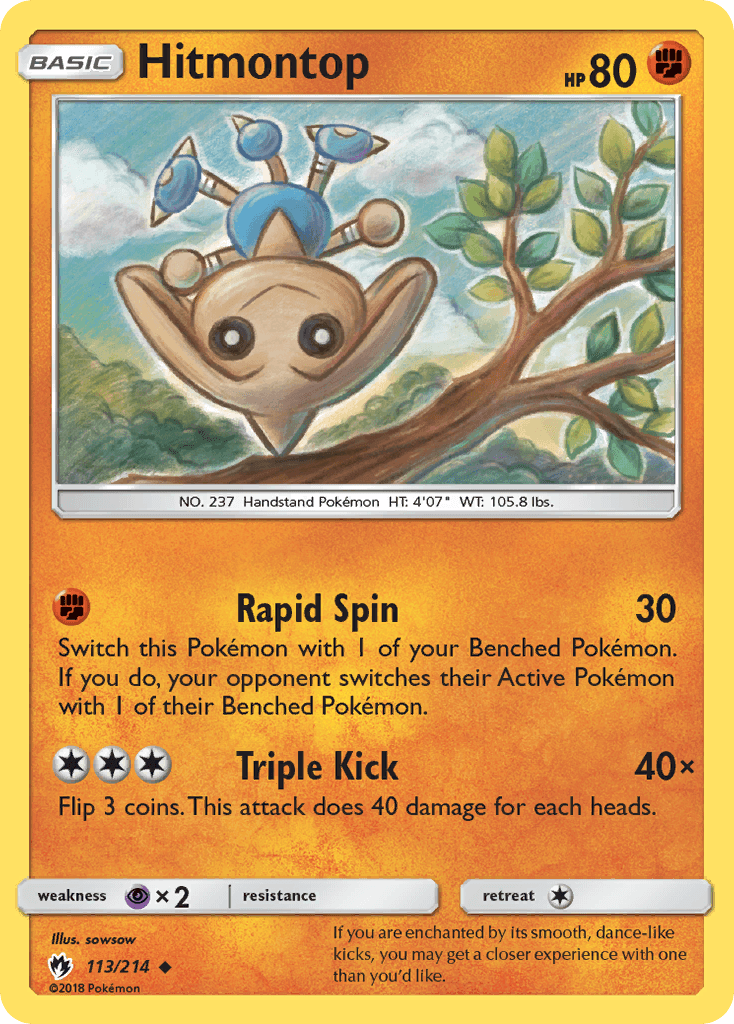 Hitmontop, Lost Thunder 113
