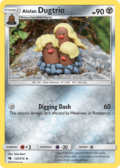 Alolan Dugtrio, Lost Thunder 123