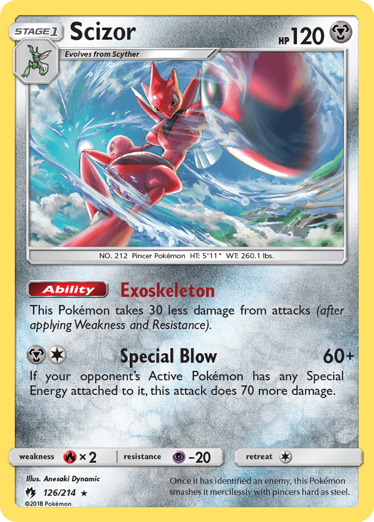 Scizor, Lost Thunder 126