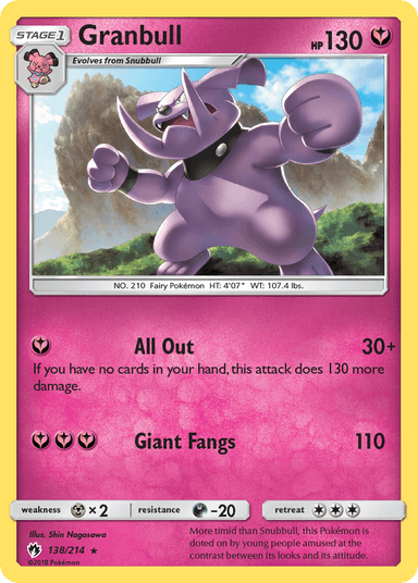 Granbull, Lost Thunder 138