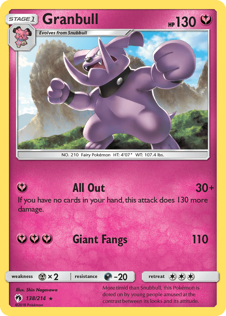 Granbull, Lost Thunder 138