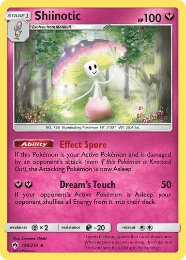 Shiinotic, Lost Thunder 148
