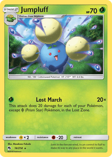 Jumpluff, Lost Thunder 14