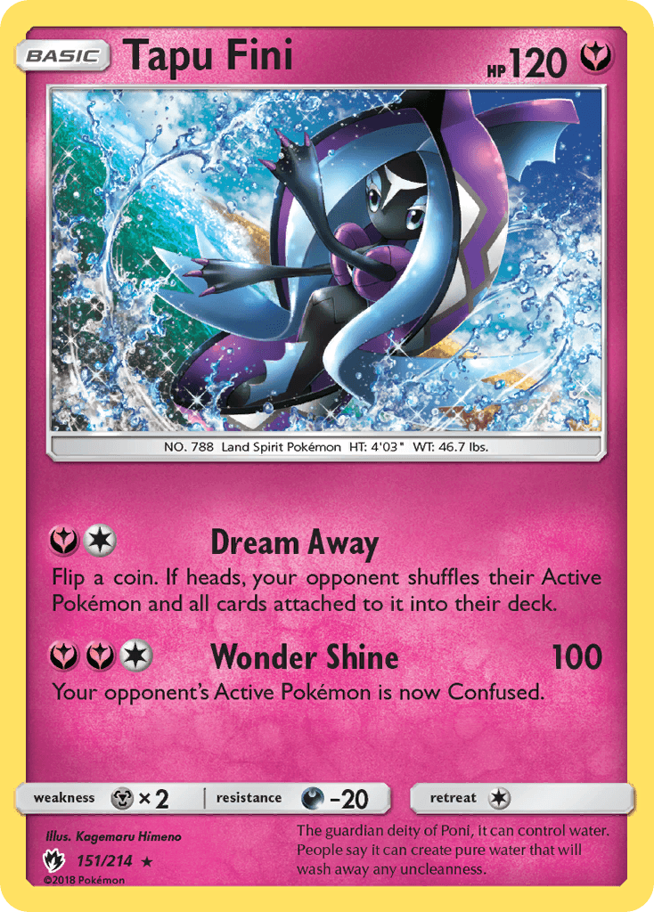 Tapu Fini, Lost Thunder 151
