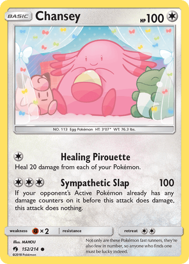 Chansey, Lost Thunder 152