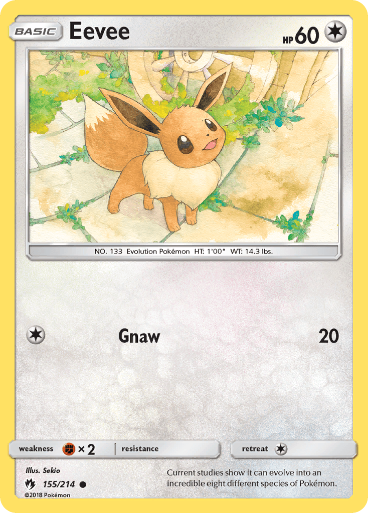 Eevee, Lost Thunder 155