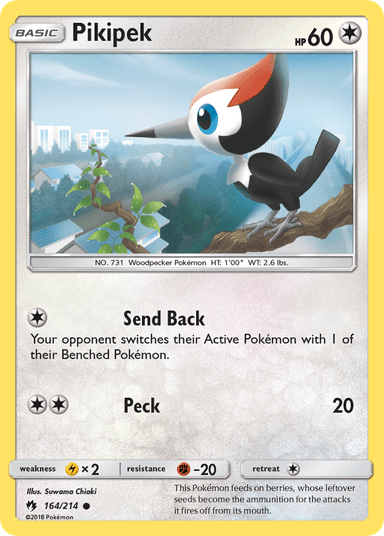 Pikipek, Lost Thunder 164