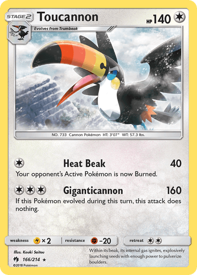 Toucannon, Lost Thunder 166