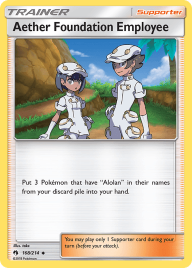 Aether Foundation Employee, Lost Thunder 168