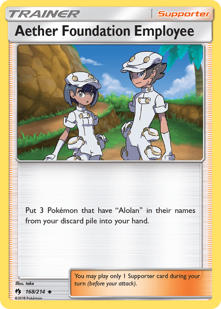 Aether Foundation Employee, Lost Thunder 168