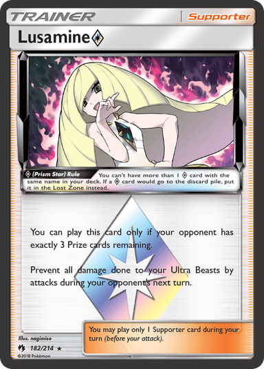 Lusamine ◇, Lost Thunder 182