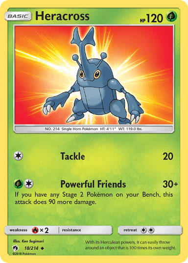 Heracross, Lost Thunder 18