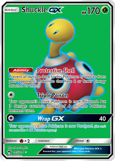 Shuckle-GX, Lost Thunder 195