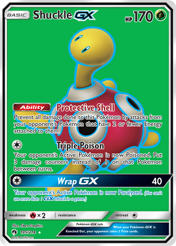 Shuckle-GX, Lost Thunder 195