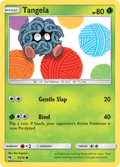 Tangela, Lost Thunder 1