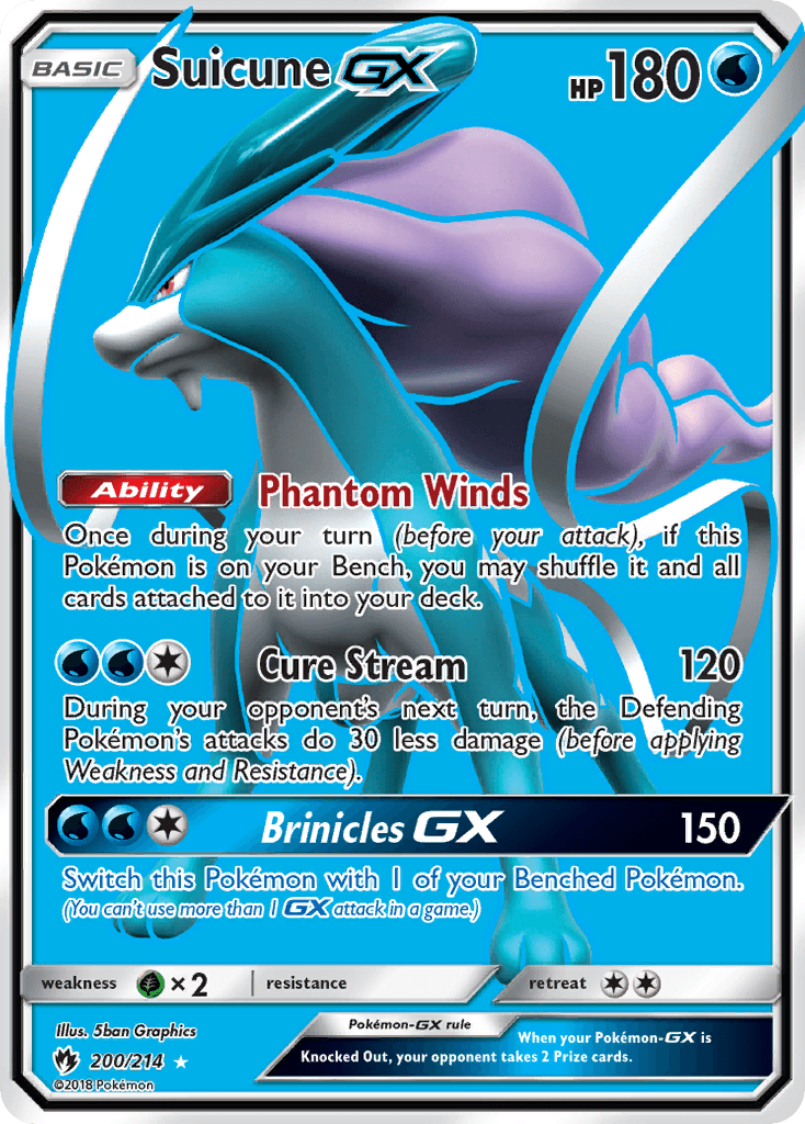 Suicune-GX, Lost Thunder 200