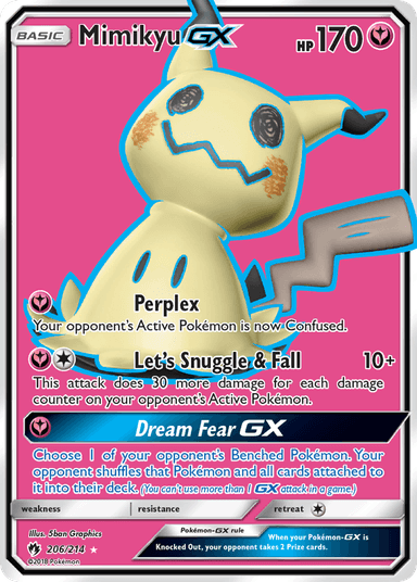 Mimikyu-GX, Lost Thunder 206