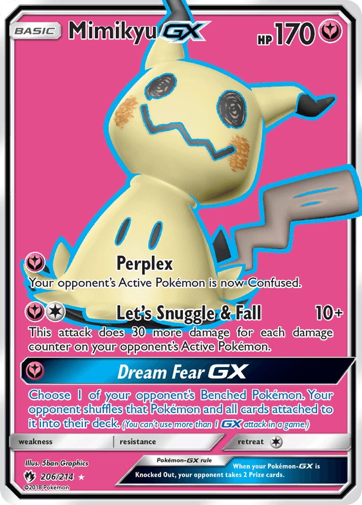 Mimikyu-GX, Lost Thunder 206