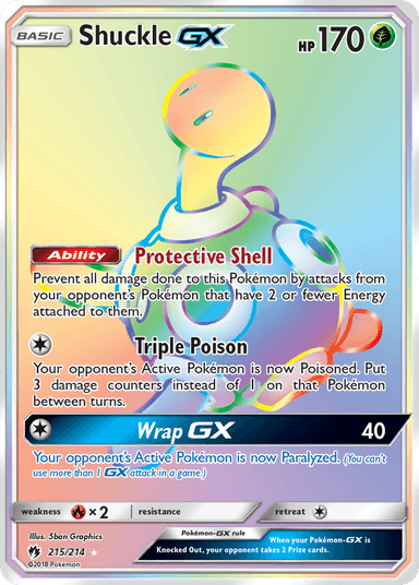 Shuckle-GX, Lost Thunder 215