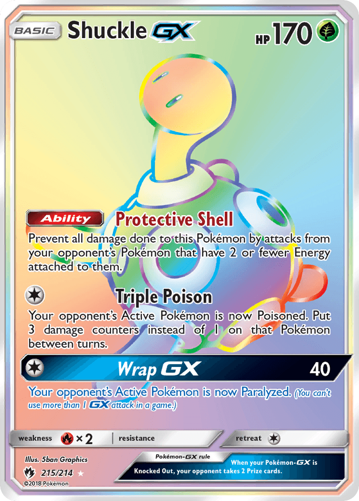 Shuckle-GX, Lost Thunder 215
