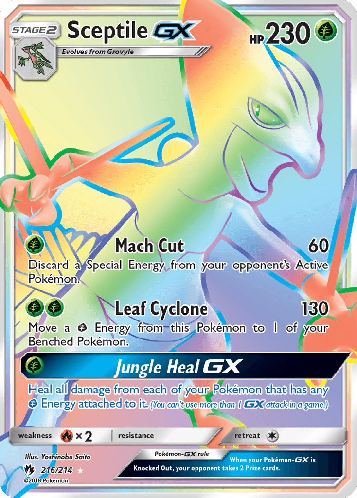 Sceptile-GX, Lost Thunder 216