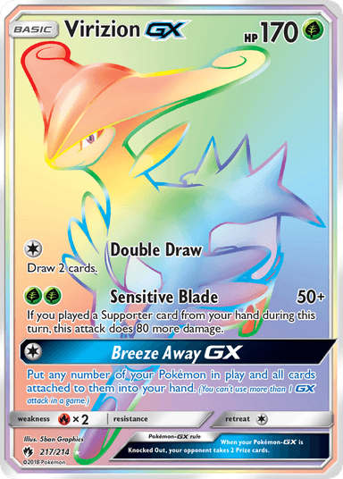 Virizion-GX, Lost Thunder 217