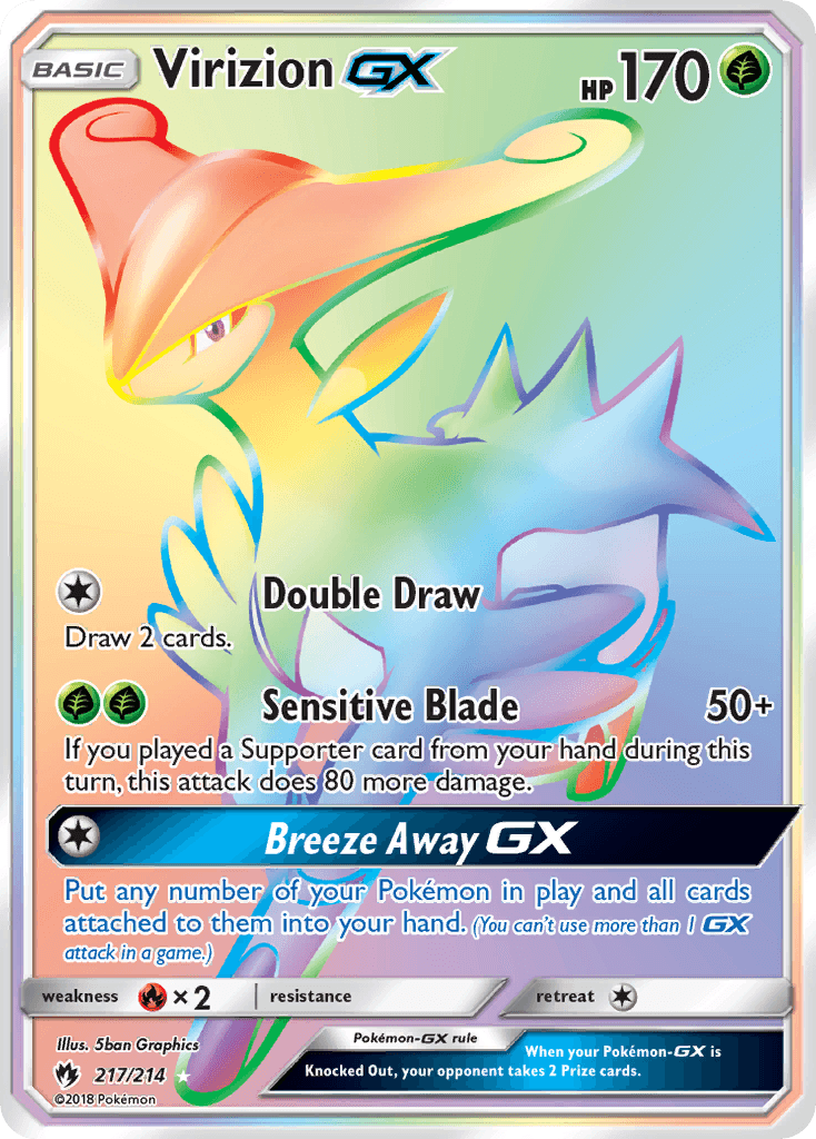 Virizion-GX, Lost Thunder 217