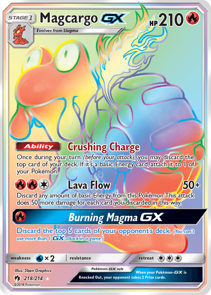 Magcargo-GX, Lost Thunder 218
