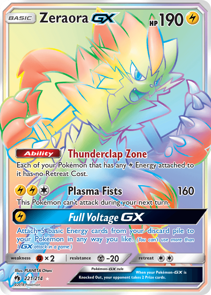 Zeraora-GX, Lost Thunder 221